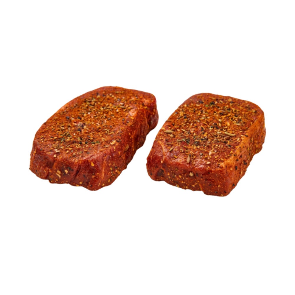 Rinds-Steak (Huft) gewürzt